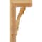 Ekena Millwork Olympic Block Rough Sawn Bracket, Western Red Cedar, 4"W x 14"D x 26"H BKT04X14X26OLY05RWR - alternate 2